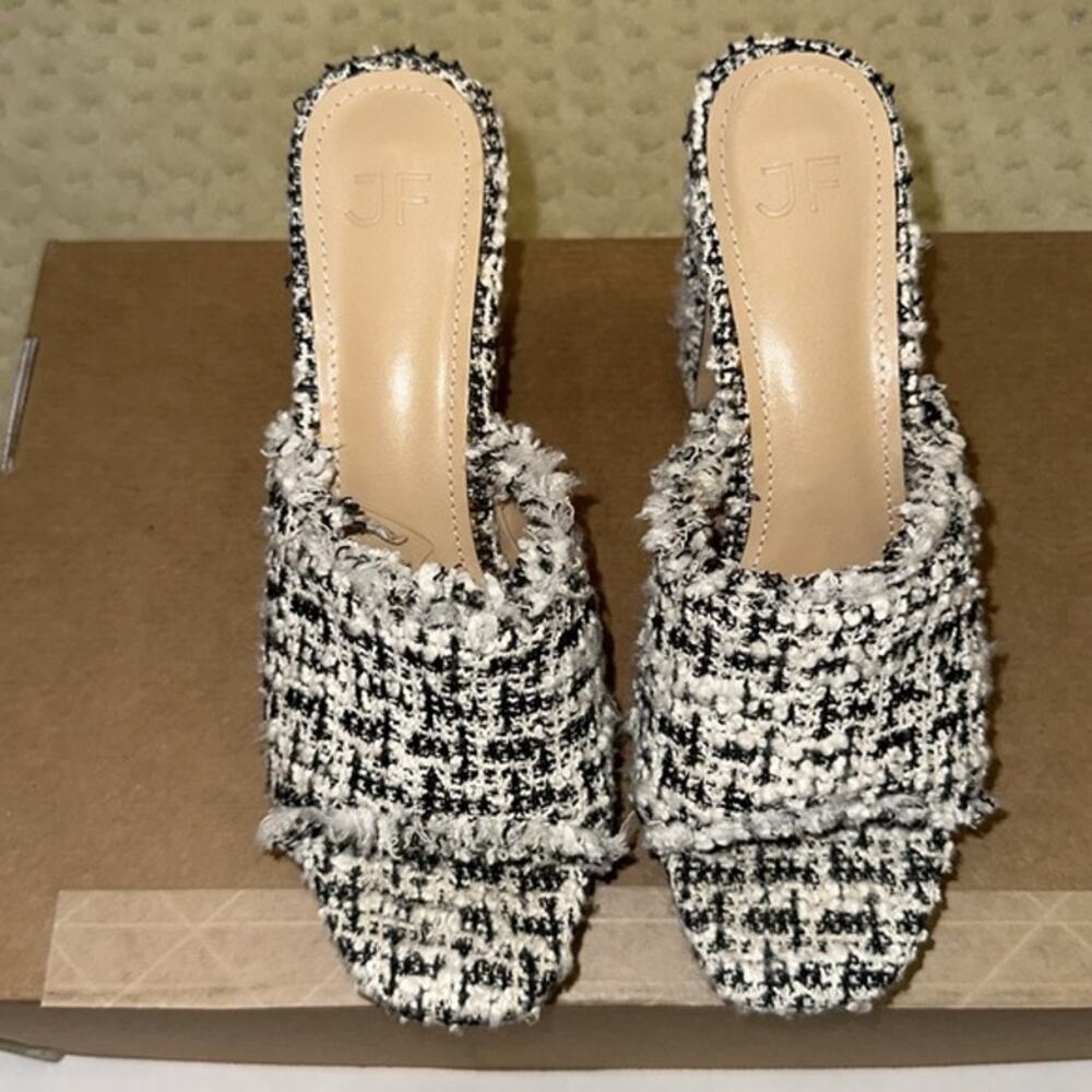 JUSTFAB Heather Throwback Platform Sandal